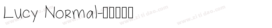 Lucy Normal字体转换